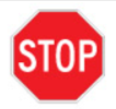 Ontario stop sign – octagonal red sign included in the Cree G1 practice test