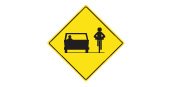 Ontario road sign: The share the road sign is used to warn motorists that they are to provide safe space on the road for cyclists and other vehicles