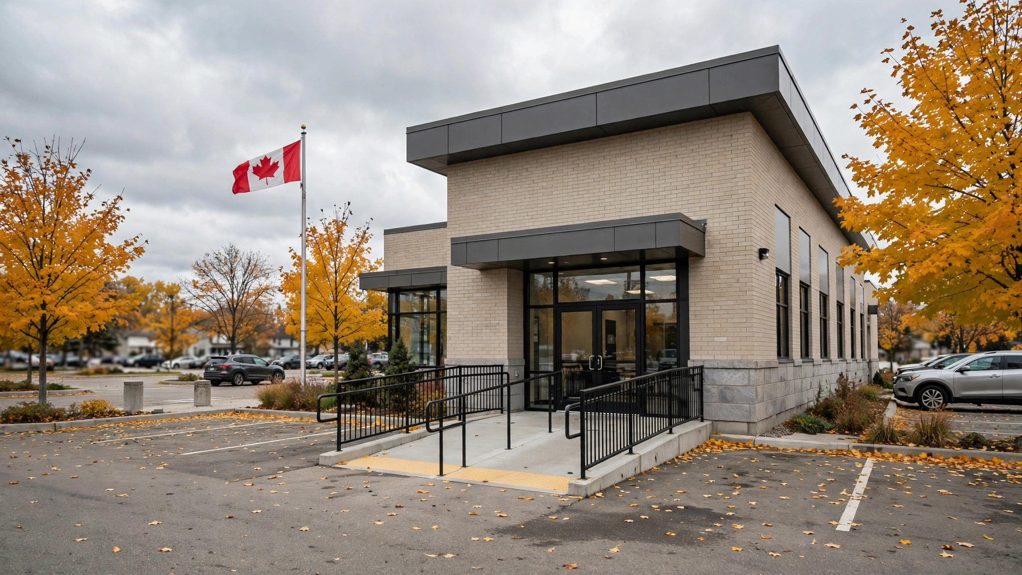 Driver examination office entrance — Ontario G1 practice