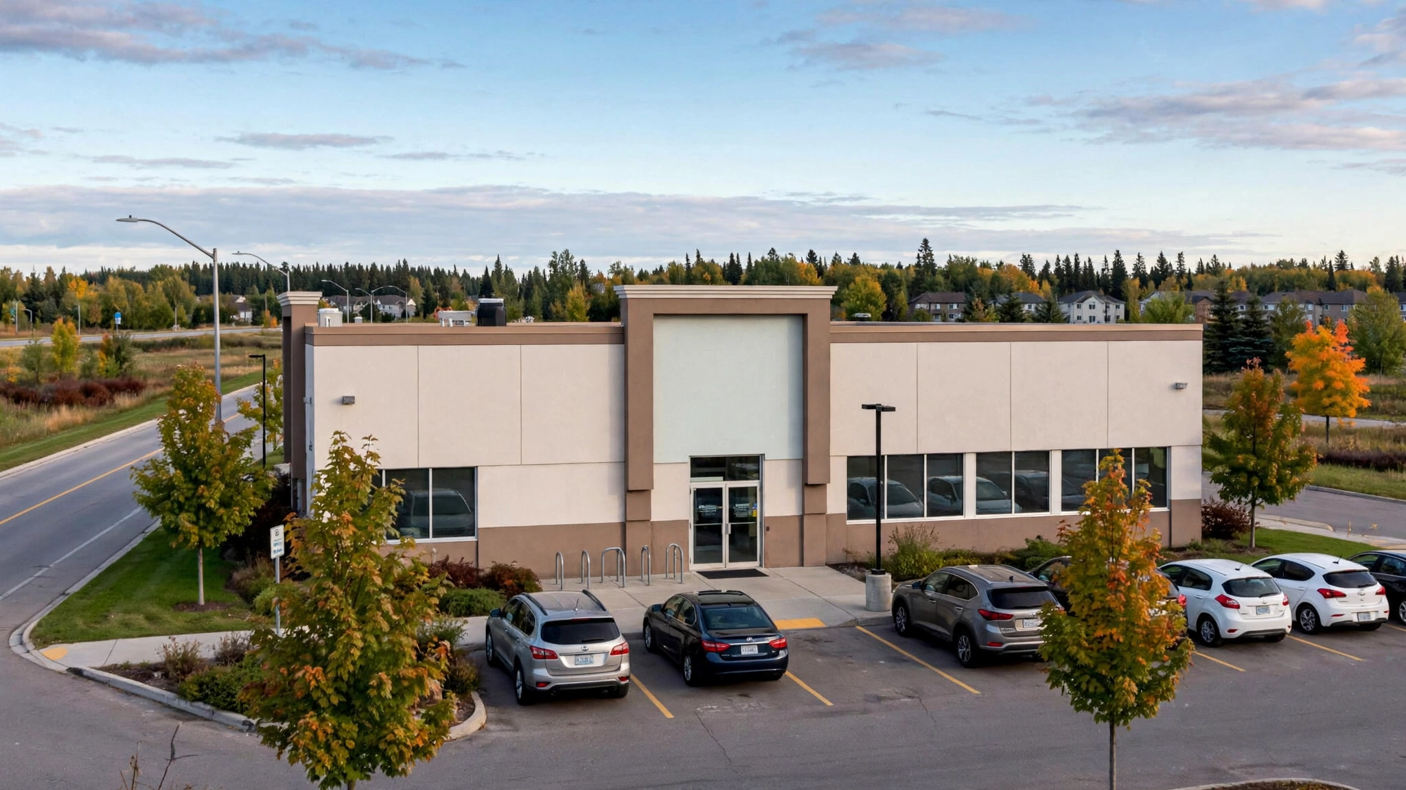 DriveTest centre building exterior — Ontario G1 practice